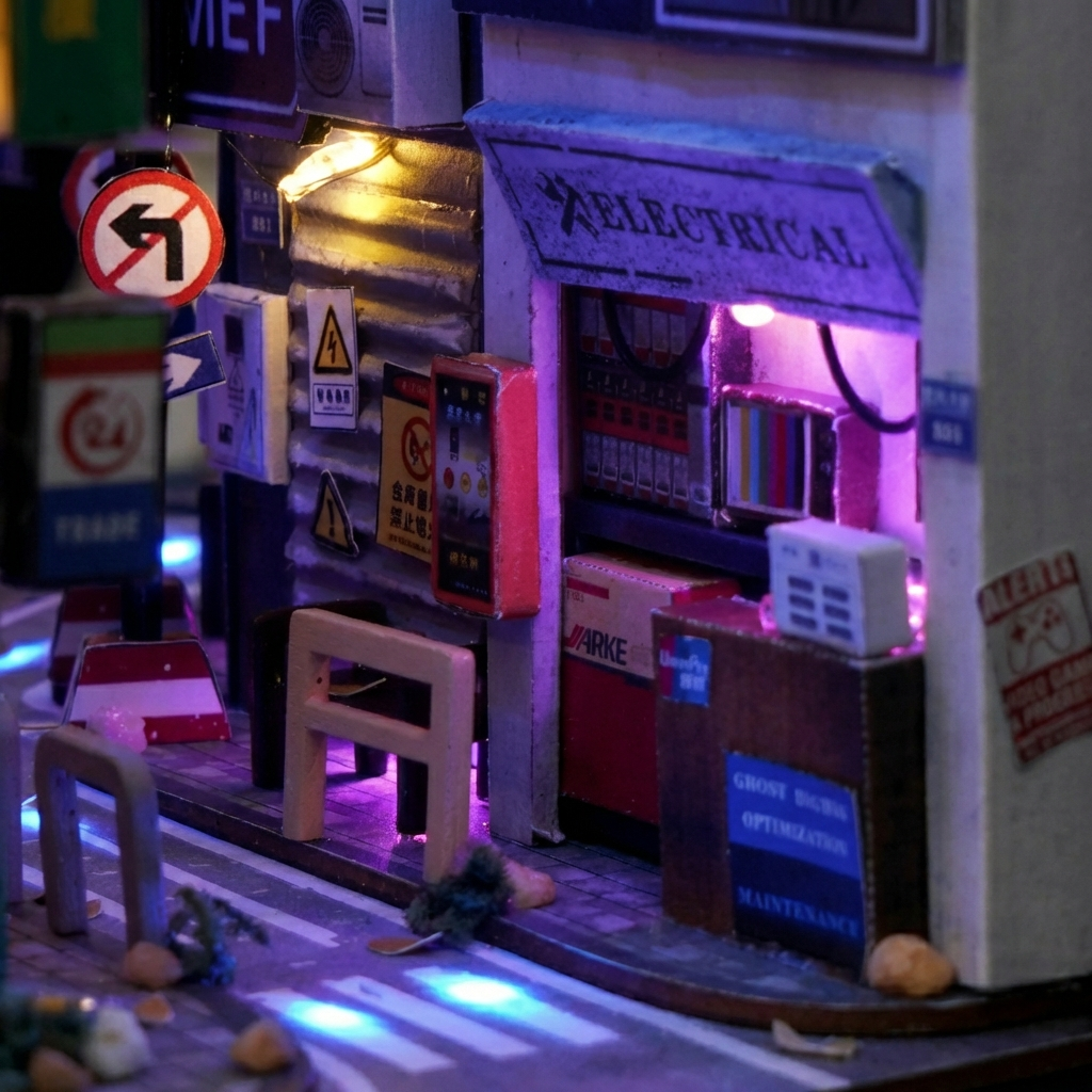 NeoCity Cyber-Ecke Bausatz | Exklusive Veröffentlichung