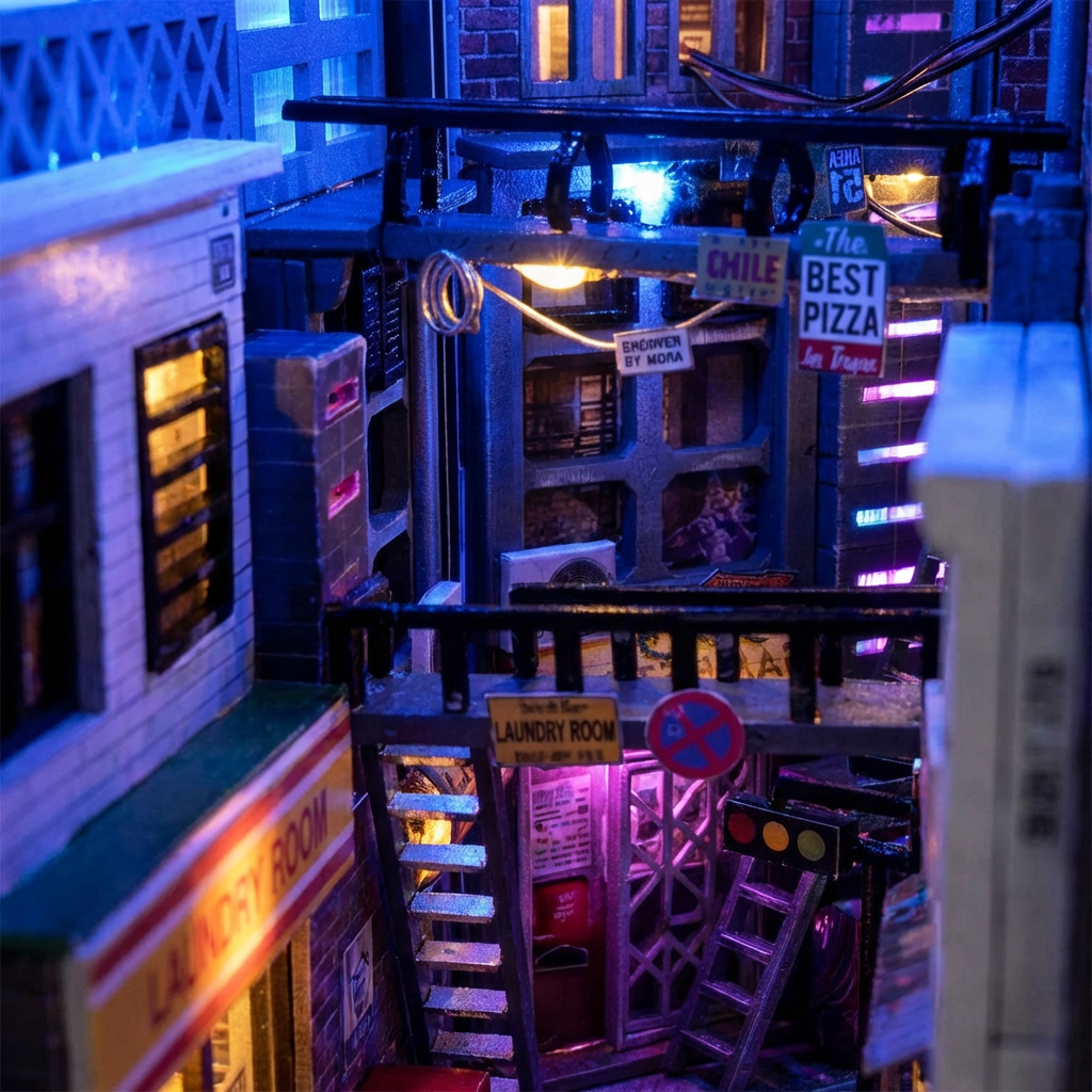 NeoCity Cyber-Ecke Bausatz | Exklusive Veröffentlichung